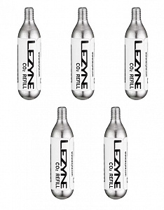 Lezyne 20g CO2 cartridges - набір запасних балонів з повітрям (5 штук по 20 грам) Купить Lezyne 20g CO2 cartridges - набір запасних балонів з повітрям (5 штук по 20 грам)