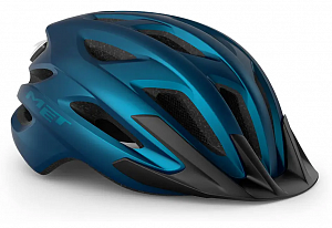 Велосипедный шлем Met Crossover CE Blue Metallic | Matt 