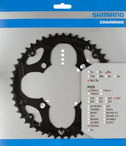 Велосипедная звезда Shimano FC-M361 (42 Т)