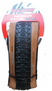 Купить Складная велосипедная покрышка Maxxis Rambler 700x38c EXO/TR/TANWALL 60TPI
