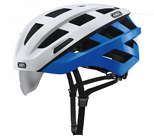 Велосипедный шлем Abus In-Vizz Ascent blue comb 