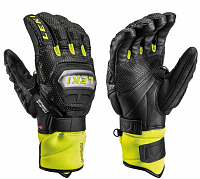 Купить перчатки Leki Worldcup Race Ti S System (black-ice lemon)