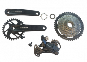 Велосипедный набор групсет Shimano Essa (шатуны, переключатель, кассета) Купить Велосипедный набор групсет Shimano Essa (шатуны, переключатель, кассета)
