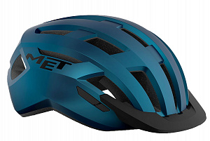 Велосипедный шлем Met Allroad CE Blue Metallic | Matt