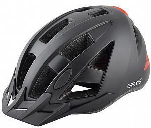 Велосипедный шлем Grey's с мигалкой GR21213